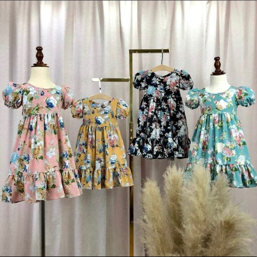 Kids puff dress